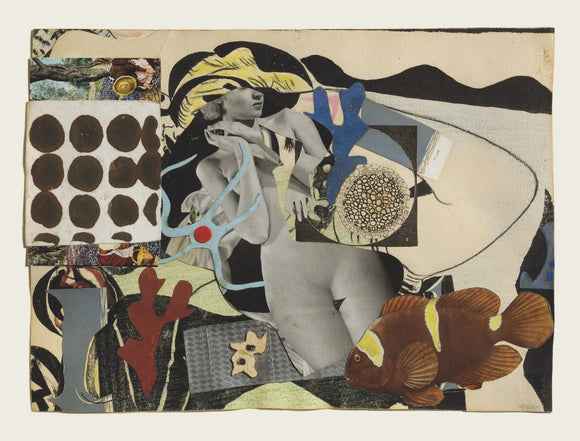 Collage | The Art of Cuttting & Pasting (Eileen Agar 'Erotic Landscape' 1942 collage on paper )