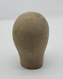 Sally Fitchard's 'Mr Silver'. A small ceramic head with a white face. BACK PROFILE