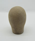 Sally Fitchard's 'Tommy' a small ceramic head with a white face. BACK PROFILE