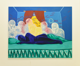 Mafalda Figueiredo's 'Night Whispers' mounted on a white wall