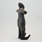 Title: Clowning Around Artist: Sally Fitchard Medium: clay abstract sculpture Size: 13.5 cm x 11.6 cm x 7.4 cm (side profile, right side)
