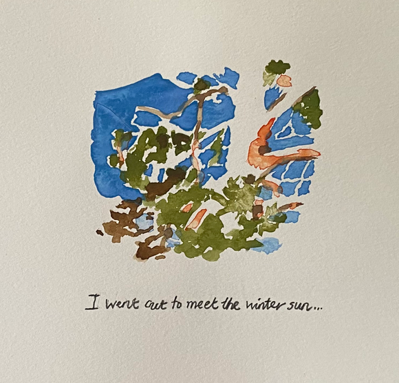 I Went Out To Meet The Winter Sun by Jenny Soep