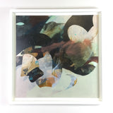 Rue Asher's 'Moon Pool' in a white floating frame.