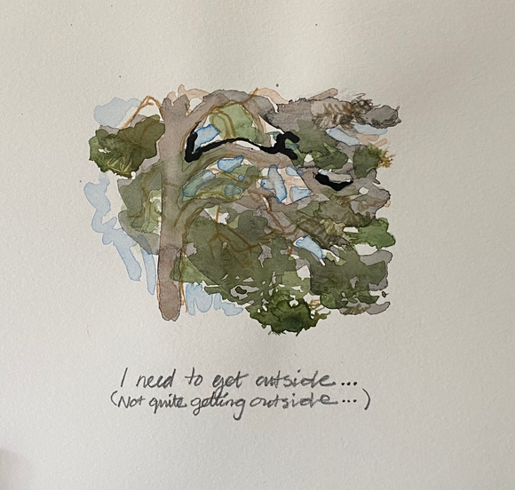 I Need To Get Outside (Not Quite Getting Outside) by Jenny Soep