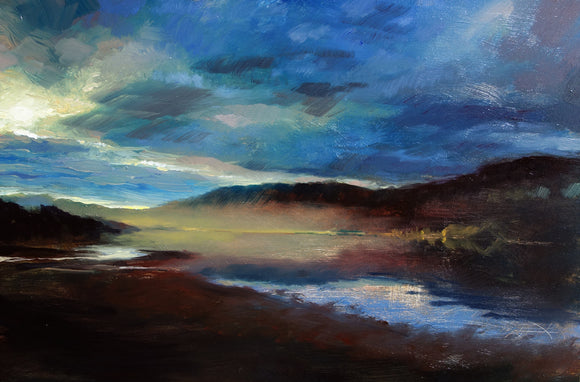 Mist Over Loch Sunart by Andrew Sinclair