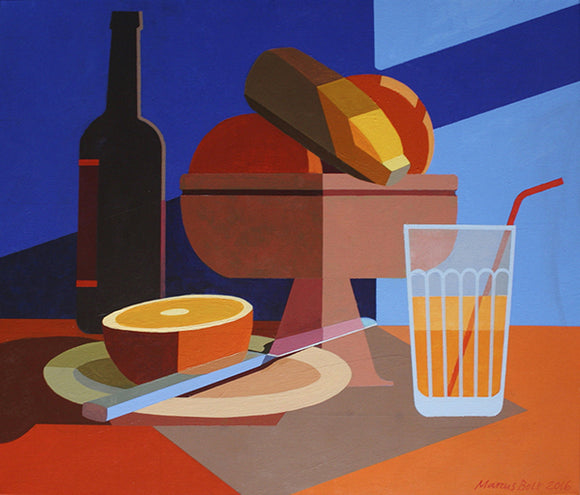 Fruit Bowl and Glass by Marcus Bolt