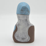 Title: Bandit Artist: Sally Fitchard Medium: clay sculpture BACK