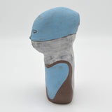 Title: Bandit Artist: Sally Fitchard Medium: clay sculpture LEFT SIDE ELEVATION