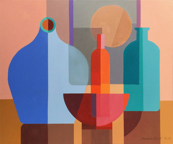 Bottles and Vase by Marcus Bolt