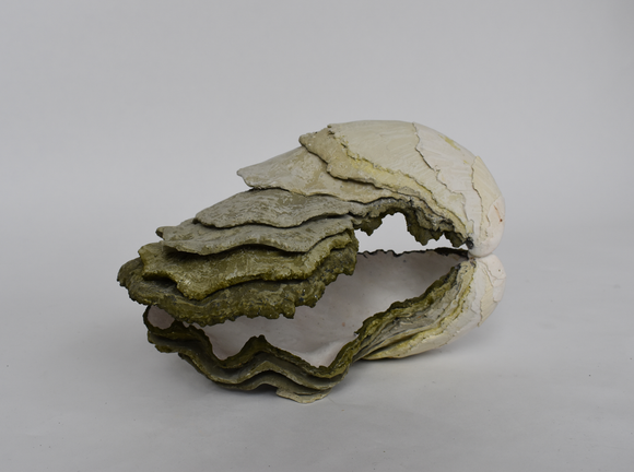 Title: Lichen Artist: Lucy Gray Medium: pigmented jesmonite Size: H 17 x W 28 x D 20 cm