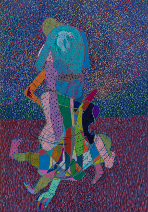 Title: Love Artist: Greg Genestine-Charlton Medium: colour pencil on paper Size: 42cm x 29cm (unframed)