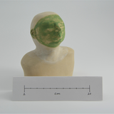 Title: Moss Man Artist: Sally Fitchard Medium: clay sculpture SCALE