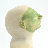 Title: Moss Man Artist: Sally Fitchard Medium: clay sculpture SIDE ELEVATION