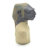 Title: Muse Artist: Sally Fitchard Medium: clay sculpture RIGHT SIDE ELEVATION