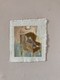 Photograph of Lauren Bryden's 'Peebles II' mounted on the wall. Unframed.