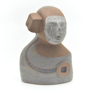 Title: Radio Grey Artist: Sally Fitchard Medium: clay sculpture FRONT