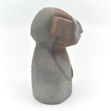 Title: Radio Grey Artist: Sally Fitchard Medium: clay sculpture RIGHT SIDE ELEVATION