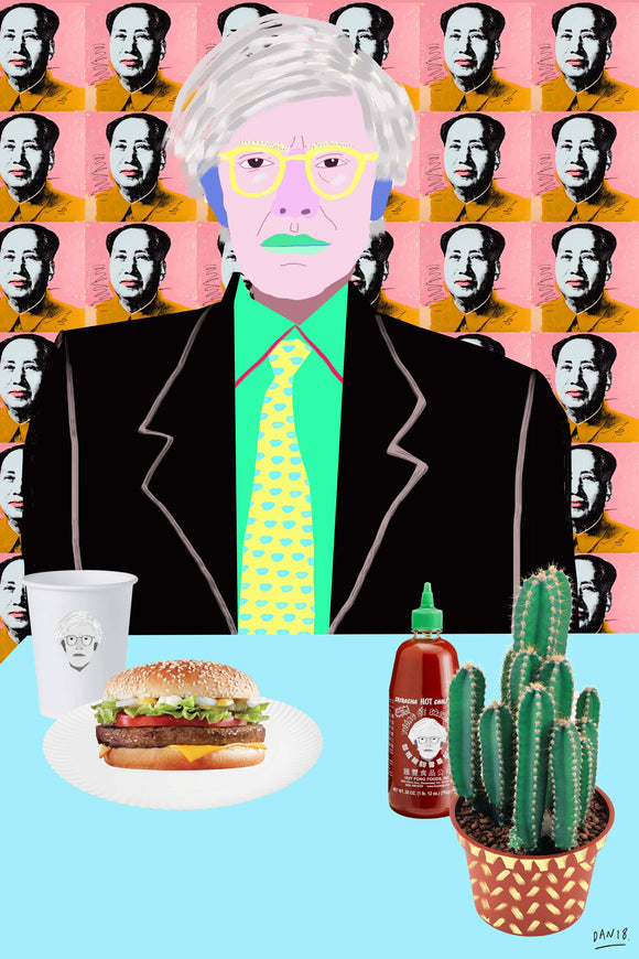 Warhol Burger, So Hot Right Mao by Dan Jamieson